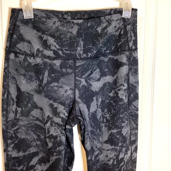 Lole Women's High Waisted Leggings Comfy Stretch Grey Black Gym Jogging Yoga - Picture 2 of 8